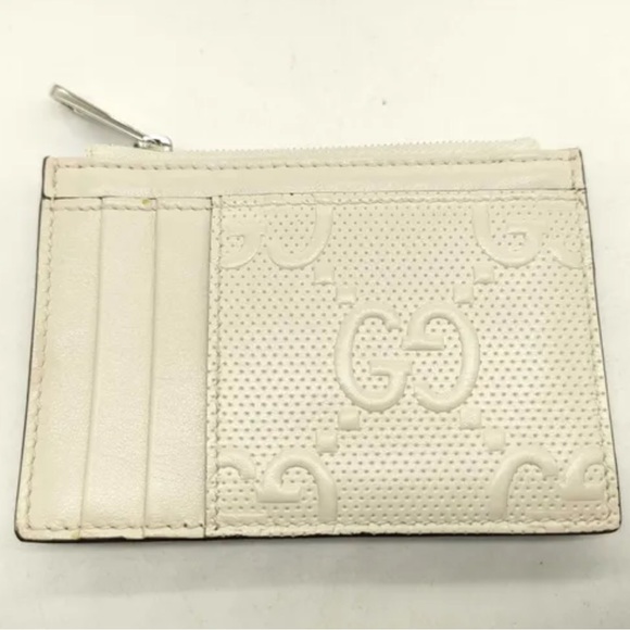 GUCCI Card Case/Coin Case Ivory - Picture 1 of 10